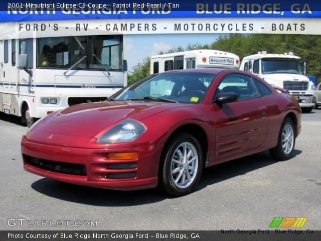 2001 Mitsubishi Eclipse GS Coupe in Patriot Red Pearl
