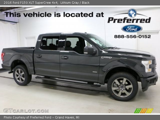 2016 Ford F150 XLT SuperCrew 4x4 in Lithium Gray