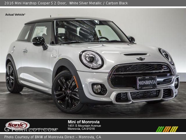 2016 Mini Hardtop Cooper S 2 Door in White Silver Metallic