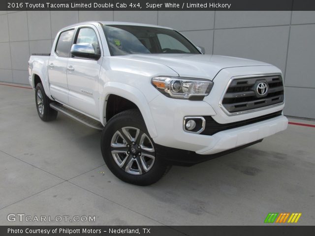 2016 Toyota Tacoma Limited Double Cab 4x4 in Super White