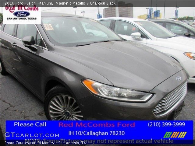 2016 Ford Fusion Titanium in Magnetic Metallic