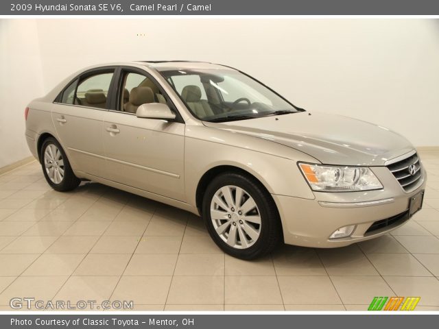 2009 Hyundai Sonata SE V6 in Camel Pearl