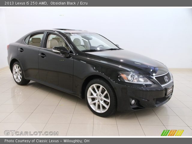 2013 Lexus IS 250 AWD in Obsidian Black