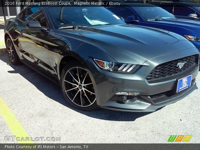 2016 Ford Mustang EcoBoost Coupe in Magnetic Metallic