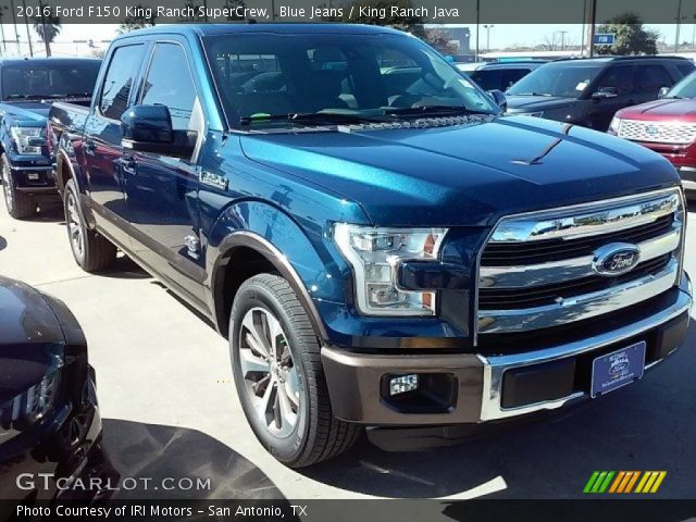 2016 Ford F150 King Ranch SuperCrew in Blue Jeans