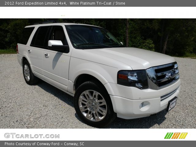 2012 Ford Expedition Limited 4x4 in White Platinum Tri-Coat