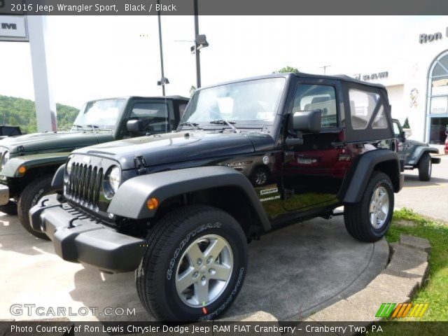 2016 Jeep Wrangler Sport in Black