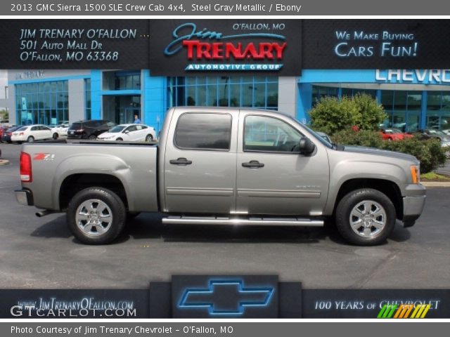 2013 GMC Sierra 1500 SLE Crew Cab 4x4 in Steel Gray Metallic