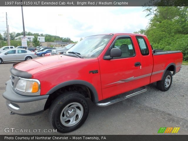 1997 Ford F150 XLT Extended Cab 4x4 in Bright Red