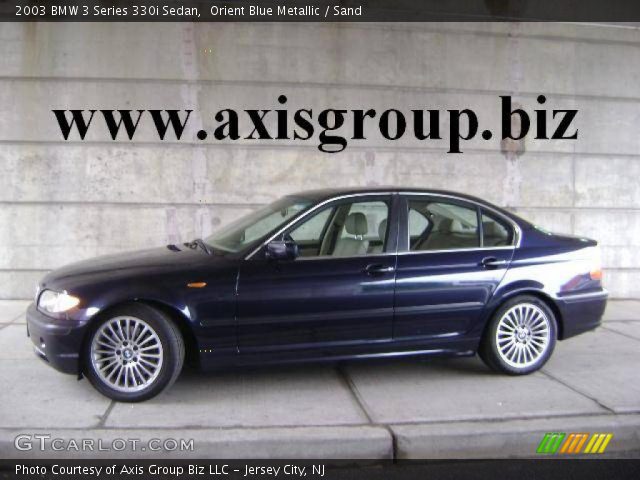 2003 BMW 3 Series 330i Sedan in Orient Blue Metallic