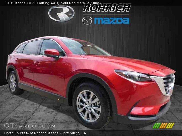 2016 Mazda CX-9 Touring AWD in Soul Red Metallic