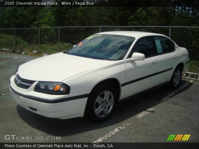 2005 Chevrolet Impala Police in White