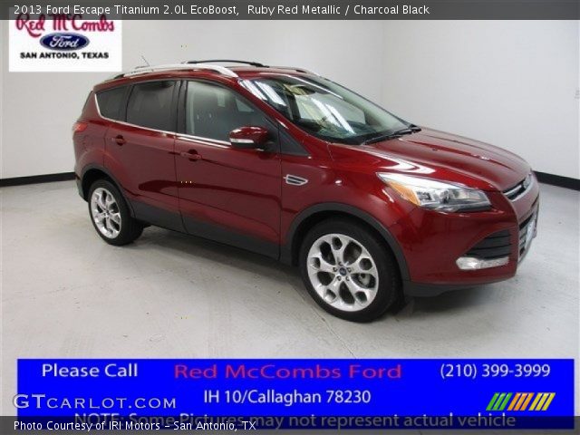 2013 Ford Escape Titanium 2.0L EcoBoost in Ruby Red Metallic