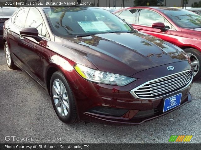 2017 Ford Fusion SE in Burgundy Velvet
