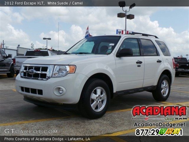 2012 Ford Escape XLT in White Suede