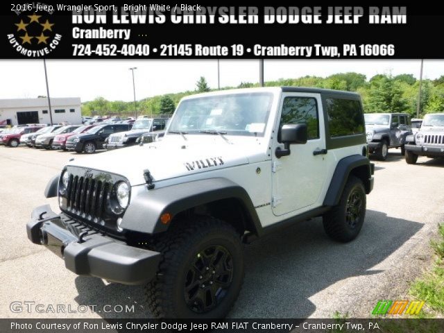 2016 Jeep Wrangler Sport in Bright White