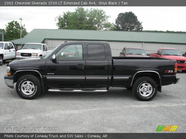 2002 Chevrolet Silverado 1500 LT Extended Cab 4x4 in Onyx Black