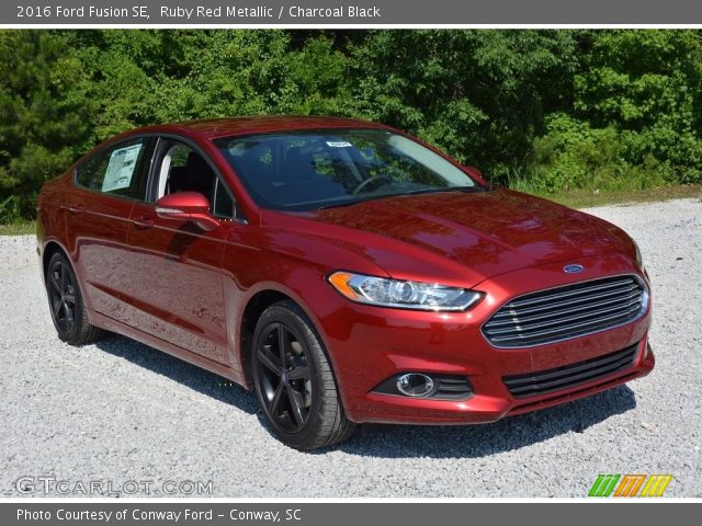 2016 Ford Fusion SE in Ruby Red Metallic