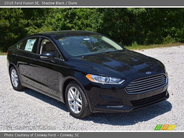 2016 Ford Fusion SE in Shadow Black