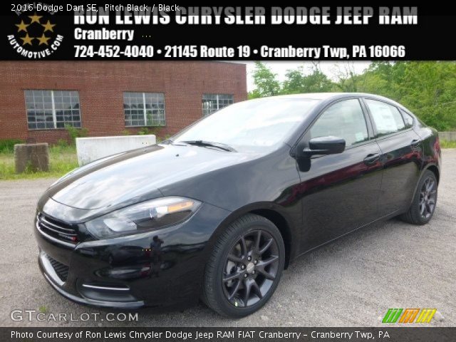 2016 Dodge Dart SE in Pitch Black