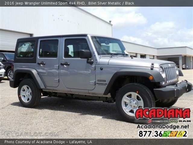 2016 Jeep Wrangler Unlimited Sport 4x4 RHD in Billet Silver Metallic