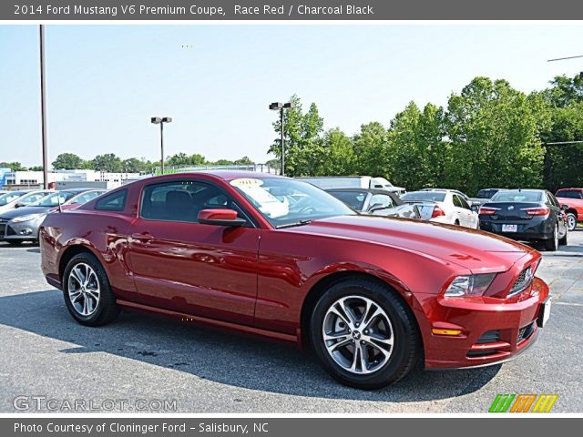 2014 Ford Mustang V6 Premium Coupe in Race Red