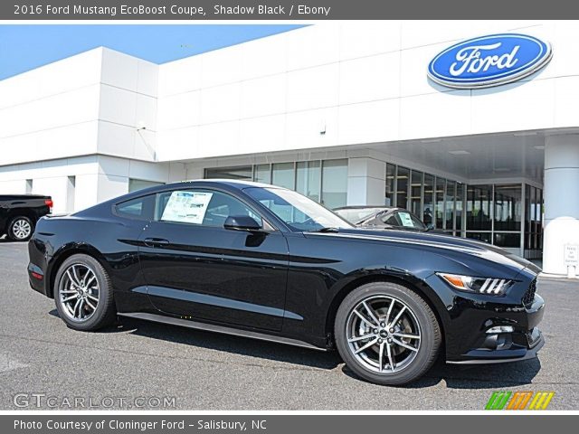 2016 Ford Mustang EcoBoost Coupe in Shadow Black