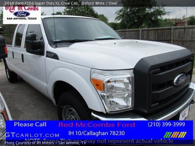 2016 Ford F250 Super Duty XL Crew Cab in Oxford White
