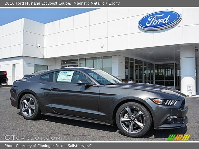 2016 Ford Mustang EcoBoost Coupe in Magnetic Metallic