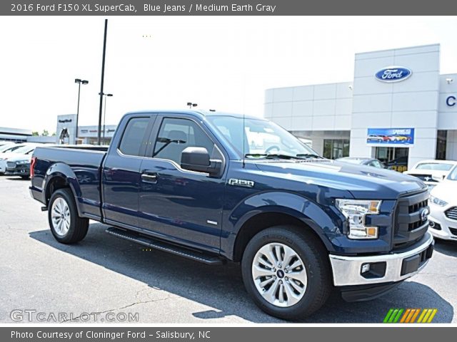 2016 Ford F150 XL SuperCab in Blue Jeans