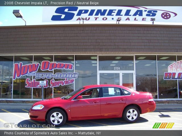 2008 Chevrolet Impala LT in Precision Red