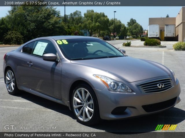 2008 Infiniti G 37 S Sport Coupe in Amethyst Graphite Gray