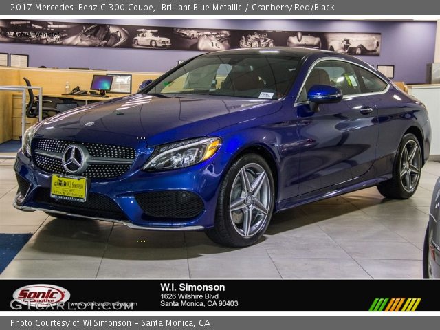 2017 Mercedes-Benz C 300 Coupe in Brilliant Blue Metallic