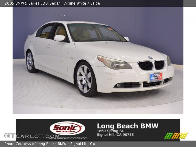 2005 BMW 5 Series 530i Sedan in Alpine White