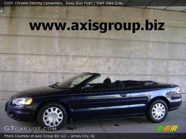2005 Chrysler Sebring Convertible in Deep Blue Pearl