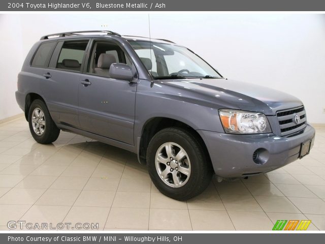 2004 Toyota Highlander V6 in Bluestone Metallic
