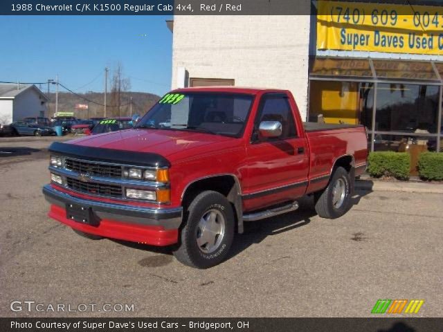 1988 Chevrolet C/K K1500 Regular Cab 4x4 in Red
