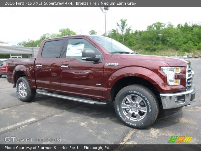2016 Ford F150 XLT SuperCrew 4x4 in Bronze Fire