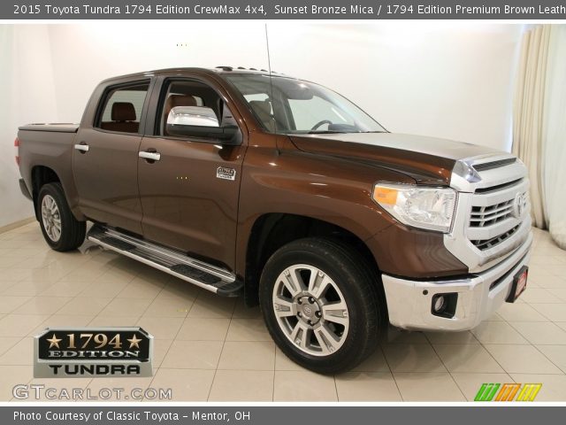 2015 Toyota Tundra 1794 Edition CrewMax 4x4 in Sunset Bronze Mica