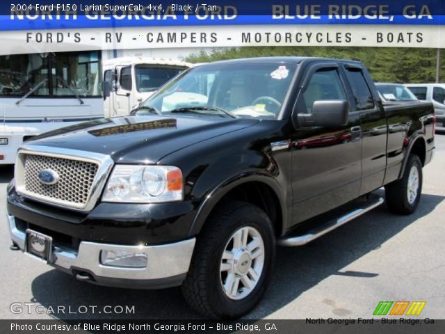 2004 Ford F150 Lariat SuperCab 4x4 in Black