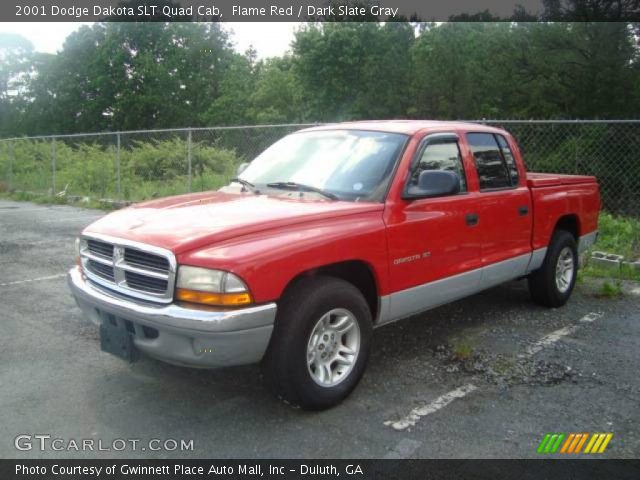 2001 Dodge Dakota SLT Quad Cab in Flame Red