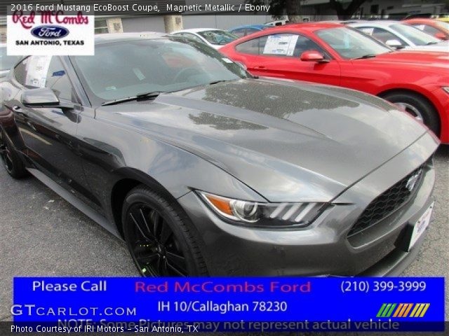 2016 Ford Mustang EcoBoost Coupe in Magnetic Metallic