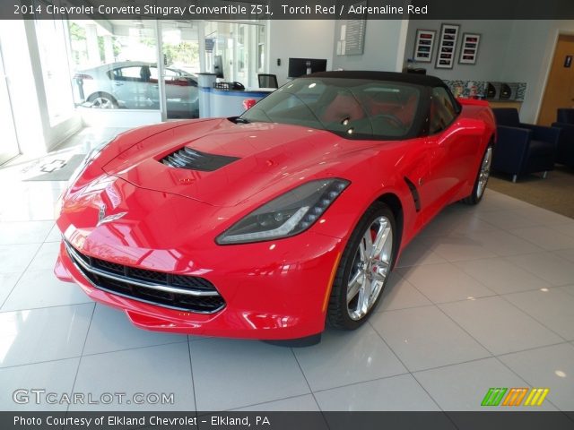2014 Chevrolet Corvette Stingray Convertible Z51 in Torch Red