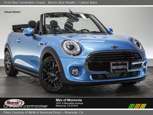 2016 Mini Convertible Cooper in Electric Blue Metallic