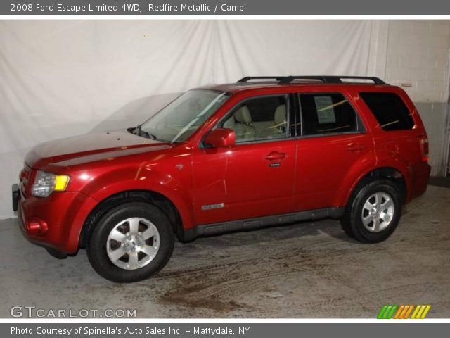 2008 Ford Escape Limited 4WD in Redfire Metallic