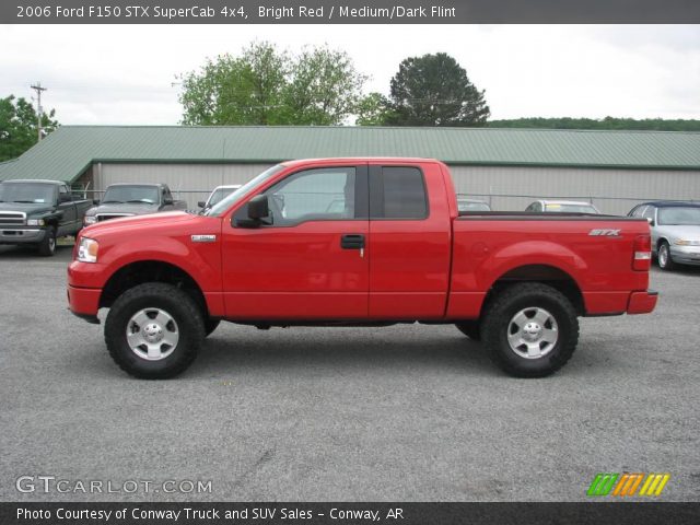 2006 Ford F150 STX SuperCab 4x4 in Bright Red