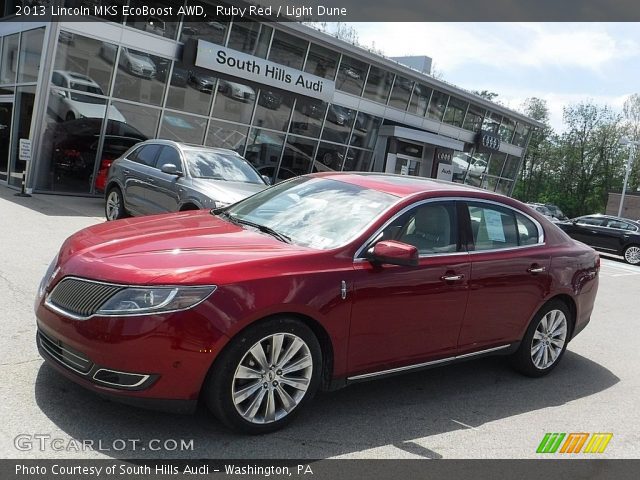 2013 Lincoln MKS EcoBoost AWD in Ruby Red