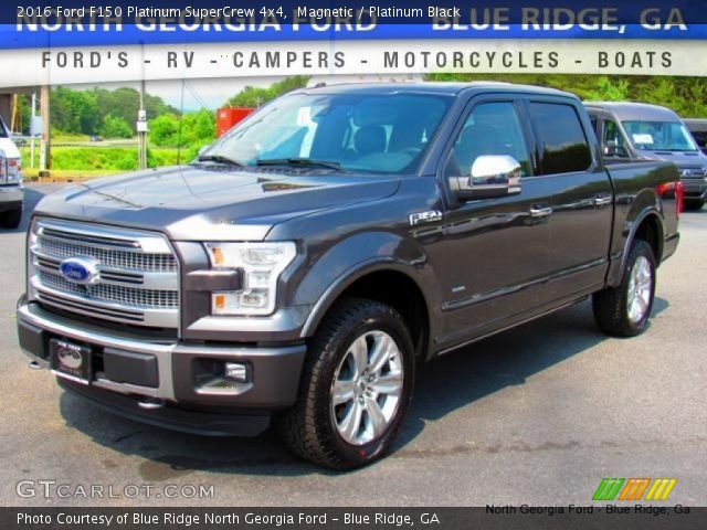 2016 Ford F150 Platinum SuperCrew 4x4 in Magnetic