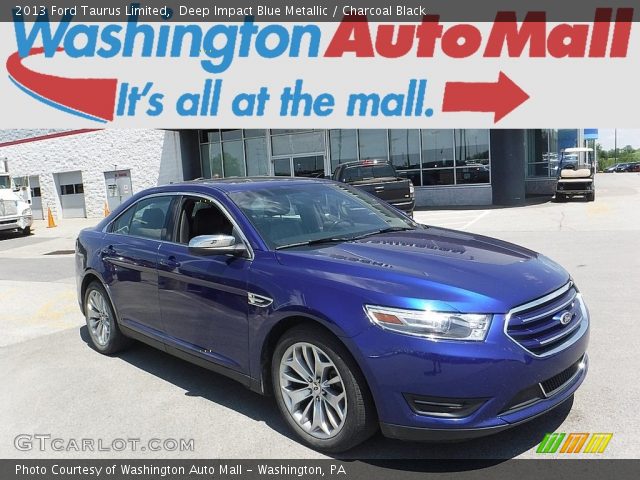 2013 Ford Taurus Limited in Deep Impact Blue Metallic