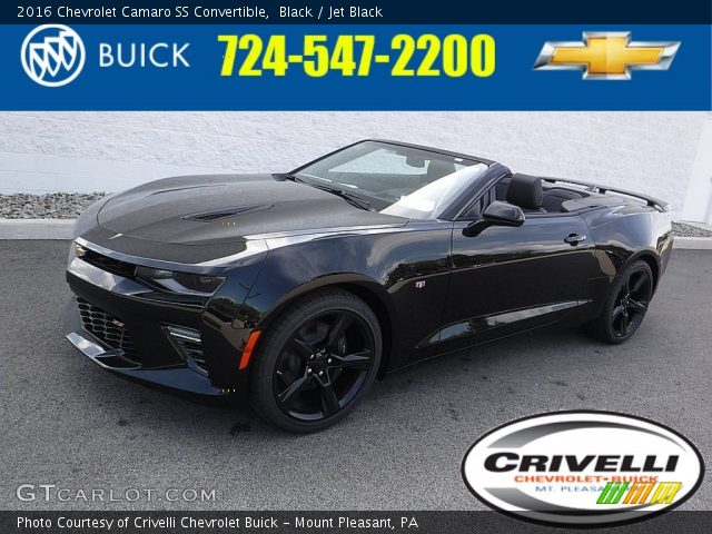 2016 Chevrolet Camaro SS Convertible in Black